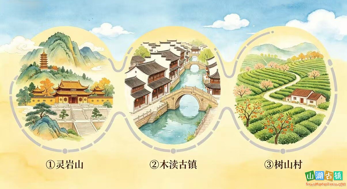 苏州西部山水人文一日游攻略（灵岩山·木渎古镇·生态村全涵盖）