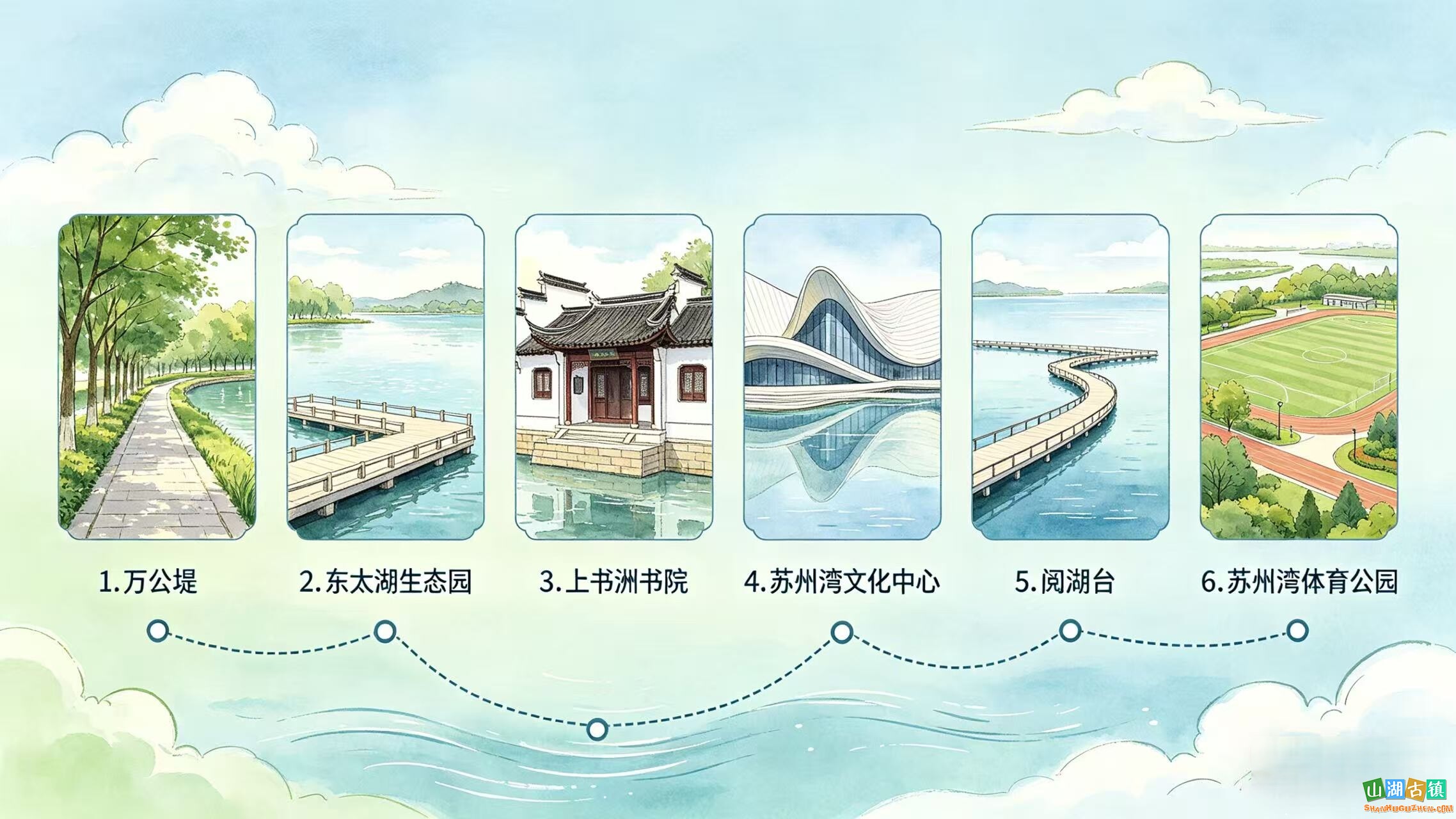 苏州湾东太湖湖景人文一日游攻略（生态堤岸・书院・文化地标・湖鲜美食全涵盖）